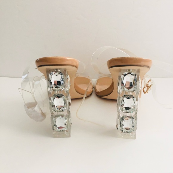 FASHION NOVA STAY SHINING NUDE HEEL (7.5) - Picture 5 of 9